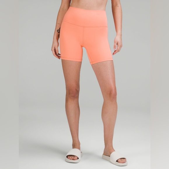 Lululemon align short HR 4” sunny coral - Picture 1 of 9